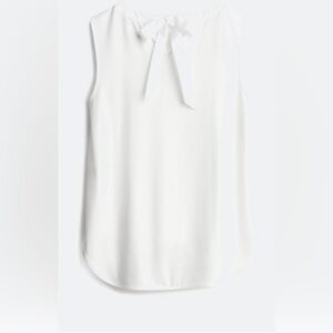 41 Hawthorne mixed material “bow neck” blouse, Large